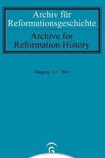 Archiv für Reformationsgeschichte - Aufsatzb...