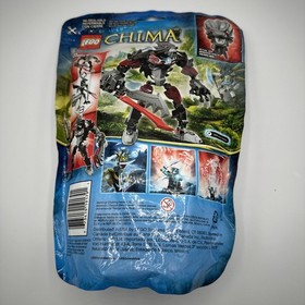 LEGO Legends of Chima 55 PC Set CHI WORRIZ NIP Sealed Building Blocks 70204