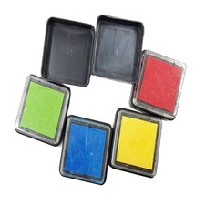 6 Colors Pad Stamps Partner DIY Color, Ink Pad For Stamps,