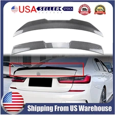 FOR BMW 19-25 G20 330i G80 M3 PSM TRUNK SPOILER+ REAR ROOF SPOILER CARBON FIBER