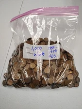 1909-1958 P,D,S Wheat Cent 1000 Count (7 Pound) Bag  Wheat Pennies