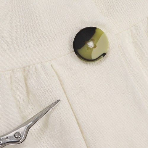 Neu mit Etikett Asos Maxikleid Leinenmischung 4 weiß Seitenknöpfe Schulterbindung Strand Prärie - Bild 12 von 15