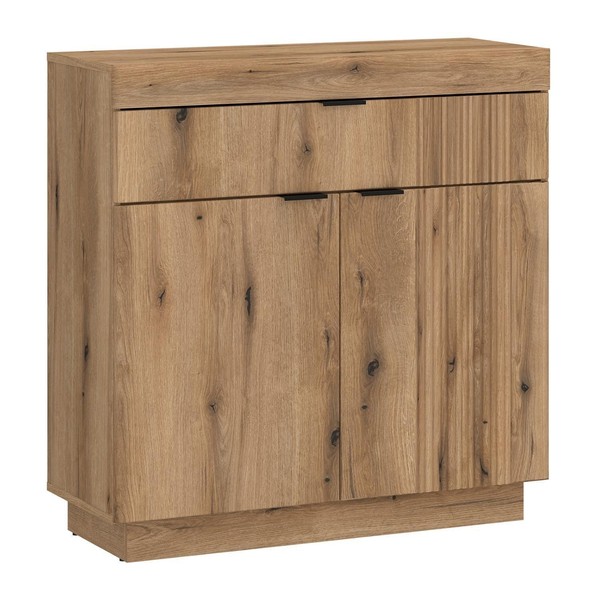 Schuhschrank Schuhkommode 2 TüRen 1 Schublade Coast Evoke Eiche Dekor 88 X 93 Cm-image