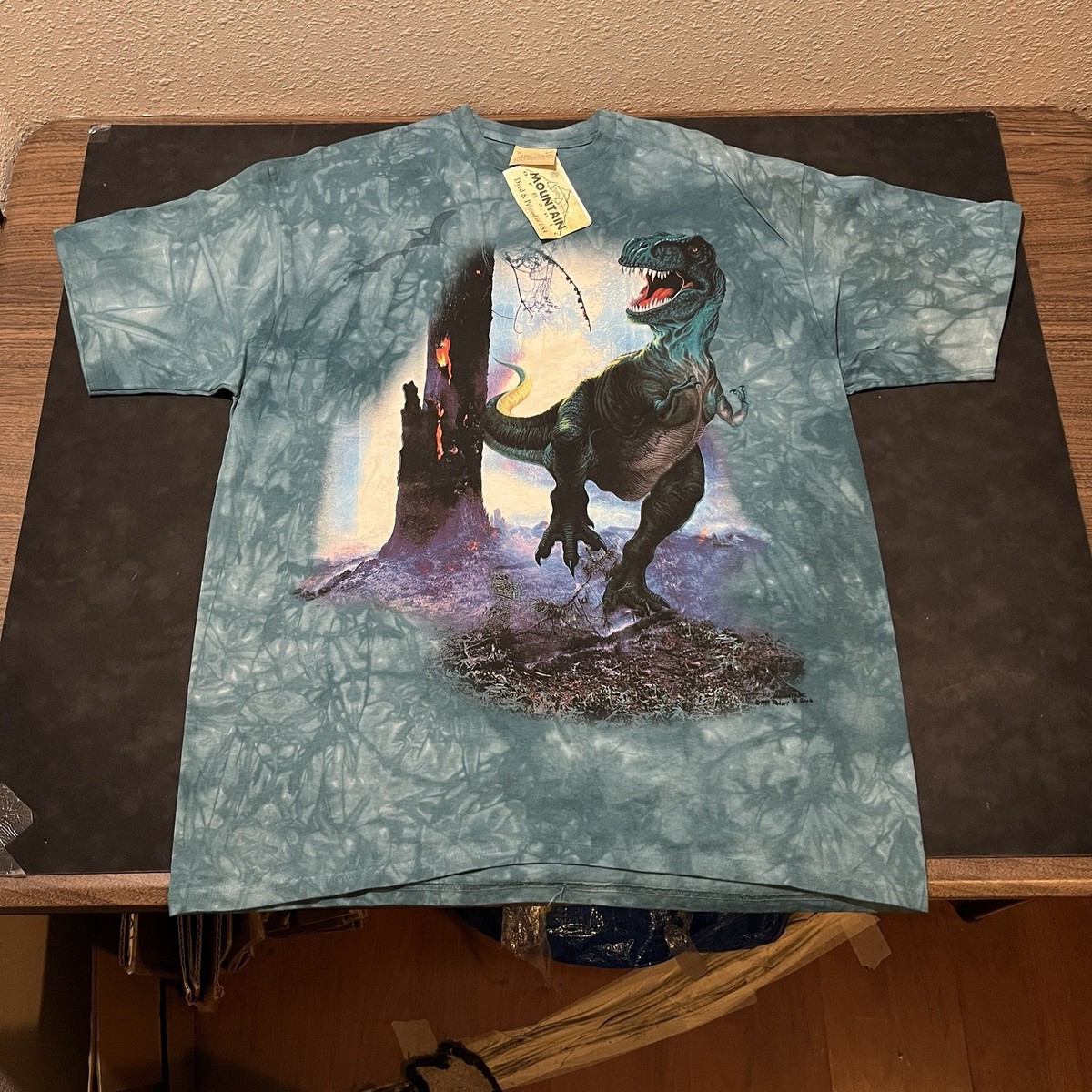 Dinosaur Ride T Shirt USA 2XL VINTAGE 90s Disney World