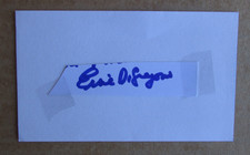 ERNIE DiGREGORIO SIGNED AUTOGRAPH CUT 3X5 INDEX CARD NBA BUFFALO BRAVES LAKERS