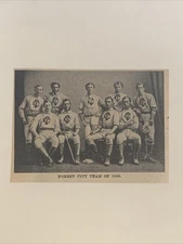 Forest City 1869 Cleveland Deacon White Al Pratt 1930 Baseball Team Picture