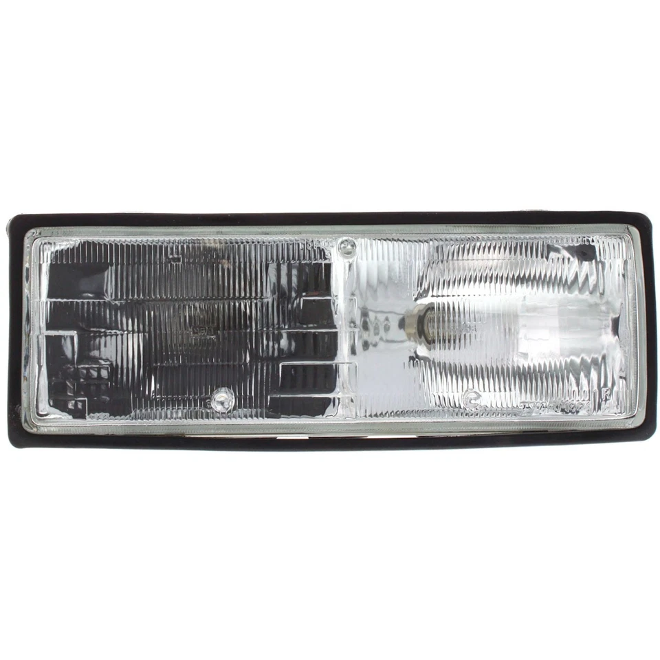 Front Headlights Headlamps Lights Lamps LH & RH Pair Set for 87-90 Chevy Caprice - Image 3 of 4