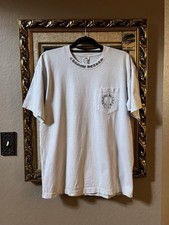Vintage Chrome Hearts Malibu Cross Neck Logo Shirt Large