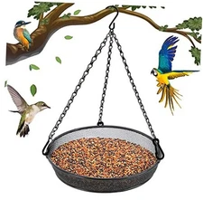 Hanging Bird Feeder, Birdfeeder Hanging for Garden Yard Outside Seed Feeder-1