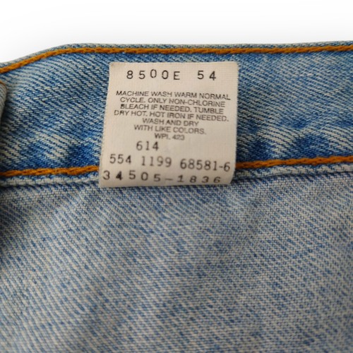 Pantalones Cortos Levis 505 Para Hombre 36 x 8 Azul Denim Lavado Claro Hecho en EE. UU. De Colección Años 90 Papá Y2K - Imagen 3 de 11