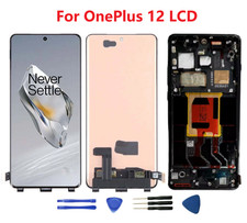 Ricambio digitalizzatore touch display LCD originale + cornice per OnePlus 12