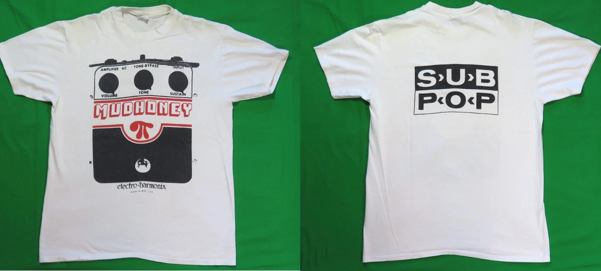 1990 Mudhoney Sub Pop Cotton White Double Side Tee Shirt | eBay