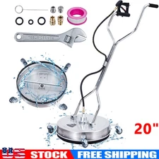 20" Power Washer Surface Cleaner Pressure Surface Washer Max.4000PSI Dual Handle