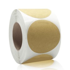 2" Canning Labels Round Jam & Jelly Jar Labels for Pantry, Spices & Bottles