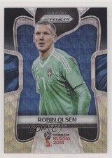 2018 Panini Prizm World Cup Black & Gold Wave Prizm Robin Olsen #239 0pa4