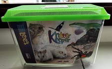 Lee  s Aquarium Pet Products Kritter Keeper Plastic Green Top Animal Tank