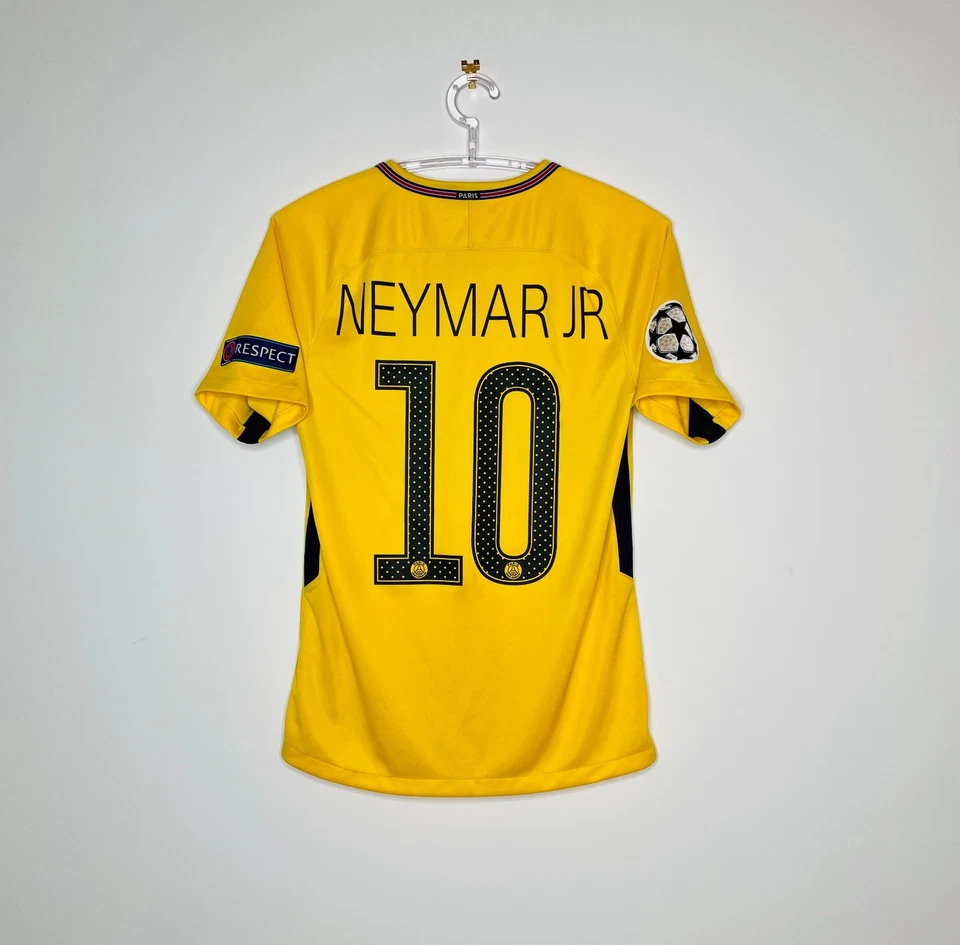 Maillot de Football PSG NEYMAR JR 2017 2018 maglia camiseta shirt jersey Small - Photo 1/4