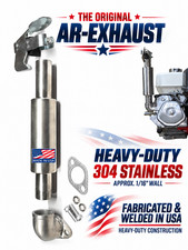 Rain cap Exhaust Muffler SS: Predator 301, 420. Honda GX 240, 270, 390.