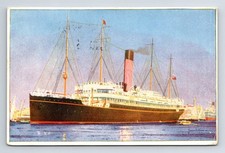 Shipping: Bibby Line, S.S. Gloucestershire. Posted 1925.