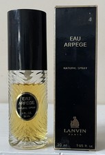 Vintage Lanvin Paris Eau Arpege Natural Spray Eau de Toilette 1 Oz 30ml 3/4 full