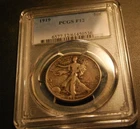 1919 Walking Liberty Half Dollar - PCGS F12