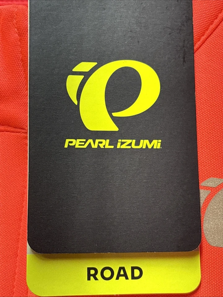 Pearl Izumi Women’s Quest Thermal Jersey Size L Orange Full Zip Reflective New - Image 3 of 4