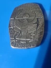 3 oz .999 Fine Silver Bar Egyptian Themed Bullion with Egyptian Design
