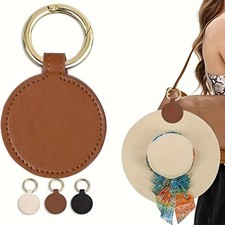 Magnetic Hat Clip PU Leather Holder Travel Bag Backpack Luggage Accessory UK