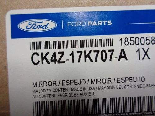 Genuine Ford Mirror Glass CK4Z-17K707-A