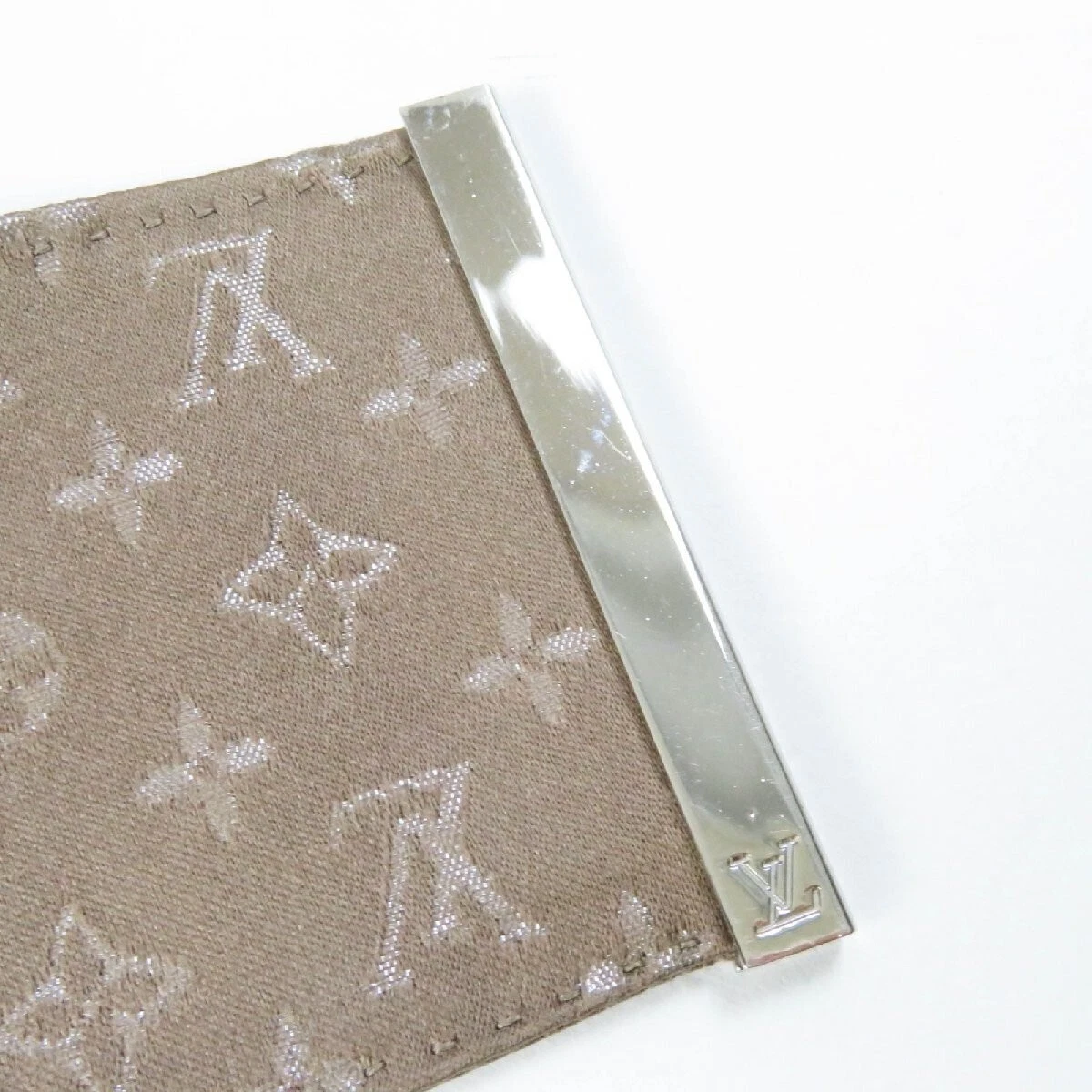 LOUIS VUITTON（LV） Cappotto lungo LOUIS VUITTON seta monogramma cintura marrone taglia 38 donna