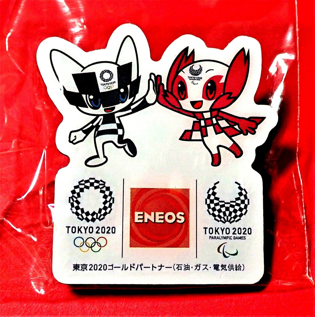 BEAUTIFUL TOKYO 2020 2021 ENEOS OLYMPIC GAMES MASCOT PIN JAPANESE