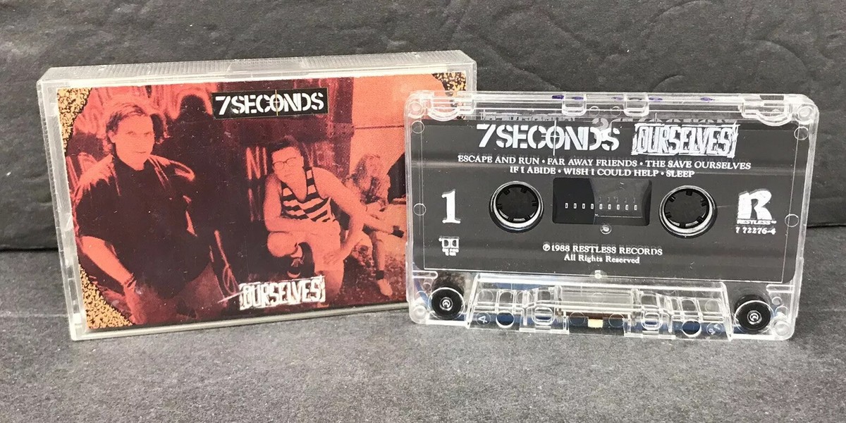 7 Seconds Ourselves Cassette Tape 1988 Punk Alternative Rock
