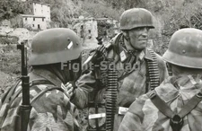 WW2 Picture Photo German Soldiers at Field 3342