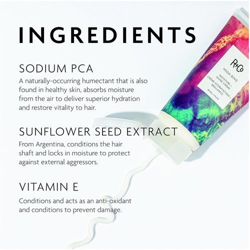 High Dive Vegan Moisture and Shine Crème - Deep Hydration for Normal Hair - 第 5/9 張圖片