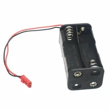 Battery Box Of Receiver Holder Case 4 AA 6v For RC Model JST Female LED SERVO