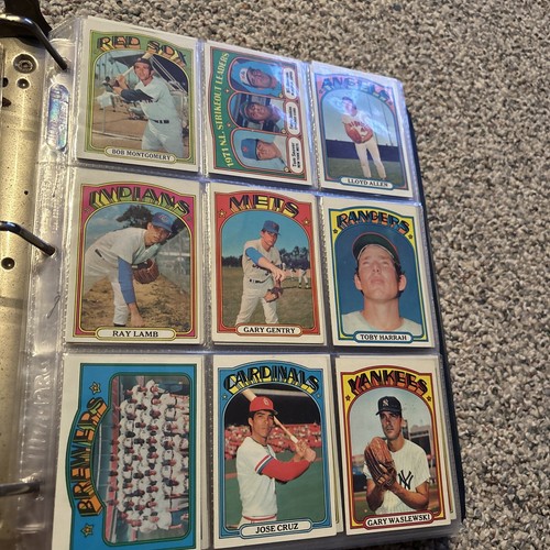 1972 Topps Baseball Lot (450) In Binder Loaded HOF, Errors, Variations - Picture 4 of 14