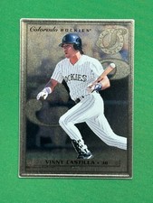 1996 Leaf Preferred Baseball #43 of 77 Vinny Castilla Steel
