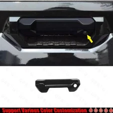 22-2024 For Toyota Tundra Bright Black Car Tailgate Door Handle Bowl Decor Cover