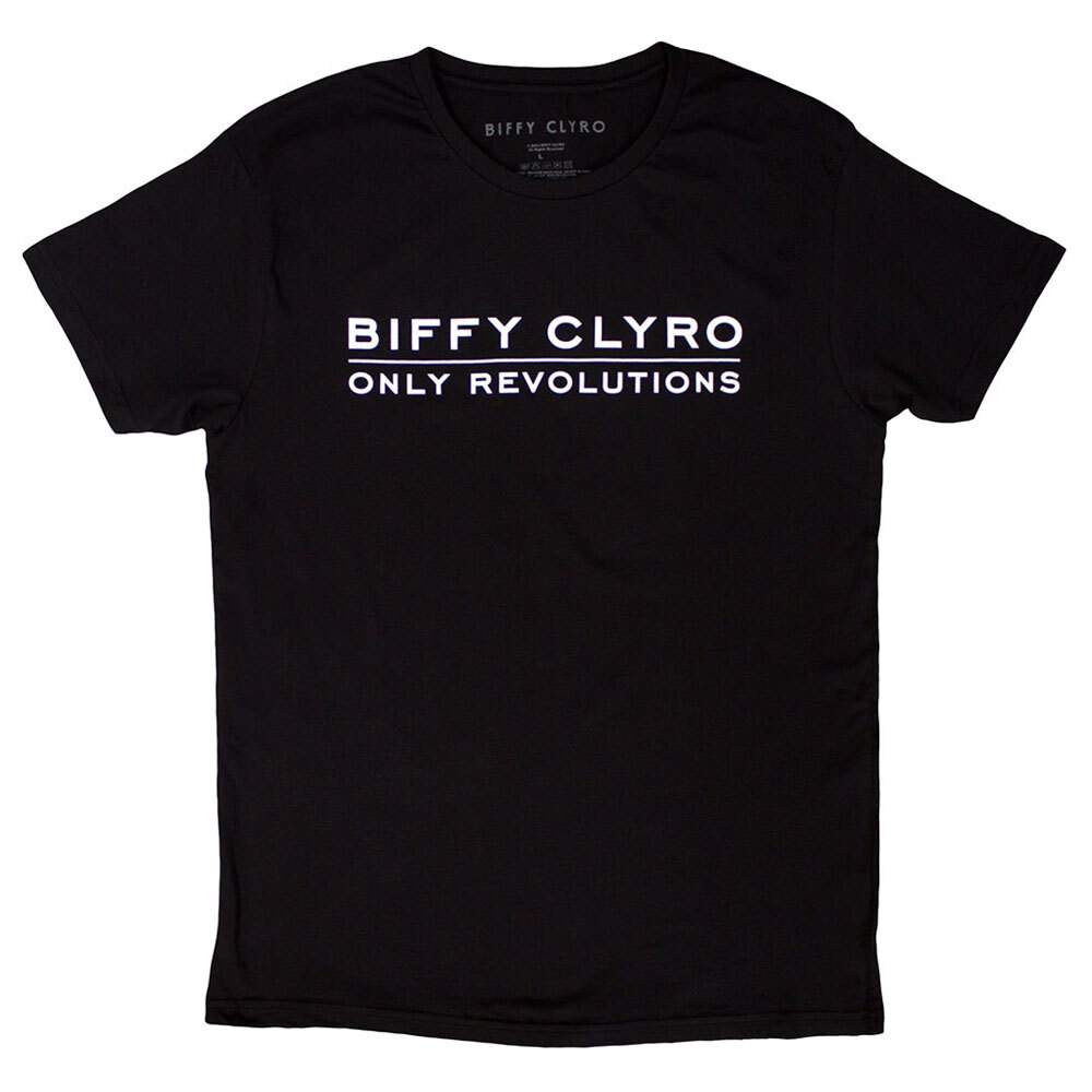 Biffy Clyro Only Revolutions Graphic Band T-Shirt for Fans and Music Lovers