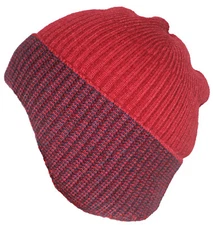 Best Winter Hats Adult Variegated Ear Flap Rib Knit Cuffed Beanie W/Plush Lining