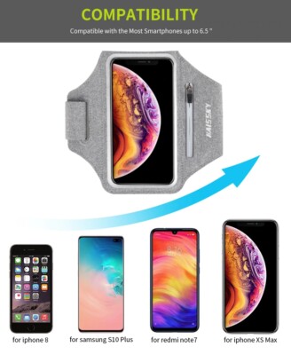 Running Sports Phone Case Arm band For iPhone 11 Pro Max X XR Plus  Samsung