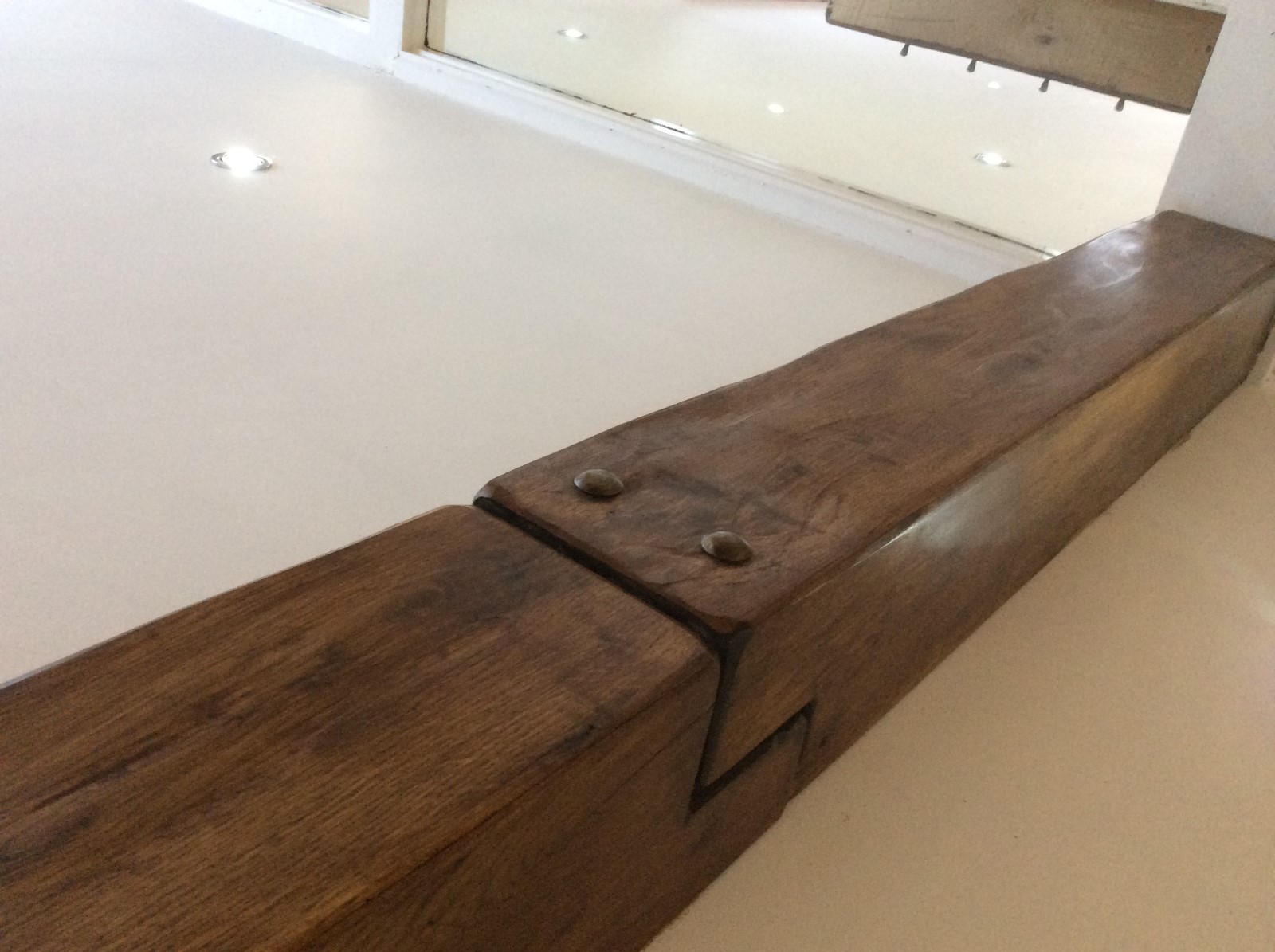 SOLID OAK BEAM BOX/ RSJ COVER/CLADDING/FALSE BEAM | eBay UK