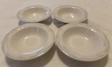 4 Homer Laughlin Best China HLC3150 Fruit Dessert Sauce Bowls 5 1/2" Floral EUC