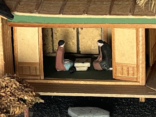 Pair of Wooden Japanese Minka-en (Traditional homes) dioramas - Picture 12 of 12