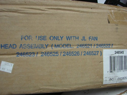 Head assembly for JL Fan 2246521 246523 246522 - Picture 3 of 3