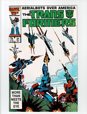 Transformers #21 Near Mint- (9.0-9.2) 1987 Marvel Comics 1st Mechanic: KEY Issue