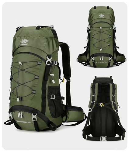 60L Outdoor-Wanderrucksack für Trekking Camping & Reisen–wasserdichter Rucksack - Bild 15 von 15