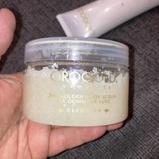 NOS Oro Gold 24K Golden Body Scrub Devotion 10 Oz 300 ML Sealed