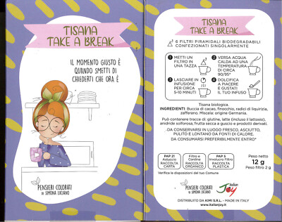 TAKE A BREAK HERBAL TEA THE RIGHT TIME IS WHEN I STOP ASKING WHAT TIME IS IT