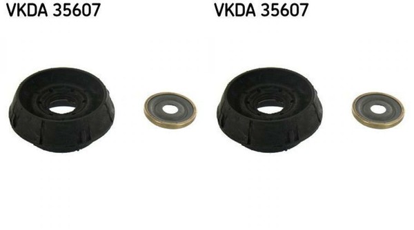 2 X SKF FederbeinstüTzlager Vorne FüR Renault Clio II Kangoo Thalia I II-image